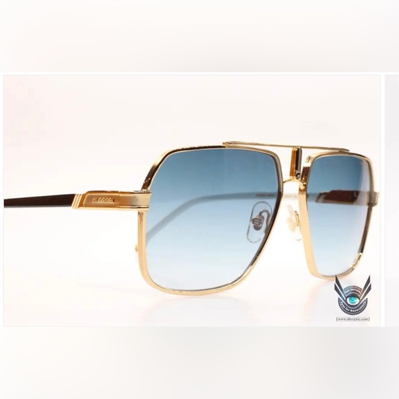 Carrera Aviator 1055/S J5G08 Gold and Blue Gradient Italian Luxury Sunglasses - Picture 7 of 15